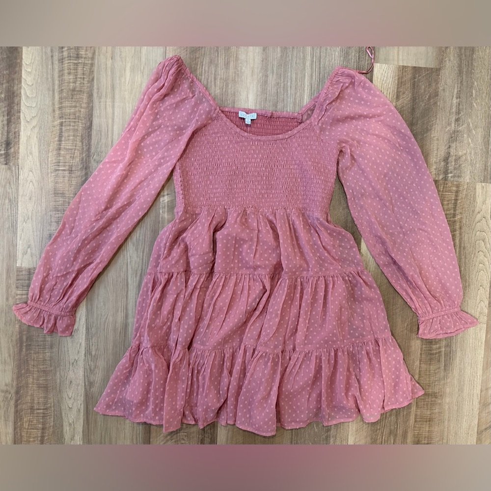 Patrons of Peace Pink Polka Dot Women’s Dress